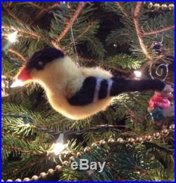 Needle Felted Gold Finch Ornament. FREE SHIPPING