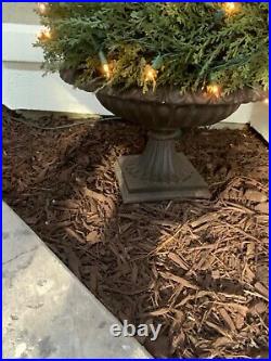 Neiman Marcus Topiary Spiral Christmas Tree Artificial In Bronze Urn High End