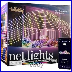 Net lights, flexible led grid with 260 mappable rgb leds, indoor and o