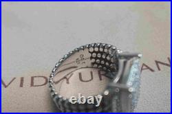 NewDavld/YurmanSterlingSilver925/Wheaton Pave Diamonds Ring 16x12mm Size 7 NewDavld/YurmanSterlingSilver925/Wheaton Pave Diamonds Ring 16x12mm Size 7