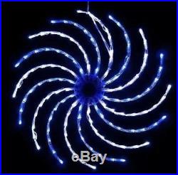 New 128 Led Christmas Spinner Light Multi Spiral Xmas Indoor Spinning Decoration