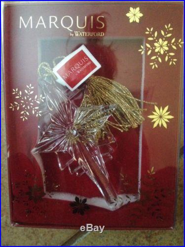 New! 2014 Marquis by Waterford Star Ornament