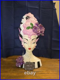 New 2025 Bella Lux Retro Pink Frankenstein Bride Bust 18 Halloween EARRING GONE New 2025 Bella Lux Retro Pink Frankenstein Bride Bust 18 Halloween EARRING GONE