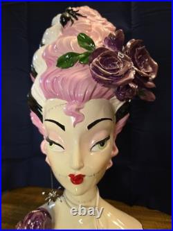 New 2025 Bella Lux Retro Pink Frankenstein Bride Bust 18 Halloween EARRING GONE New 2025 Bella Lux Retro Pink Frankenstein Bride Bust 18 Halloween EARRING GONE