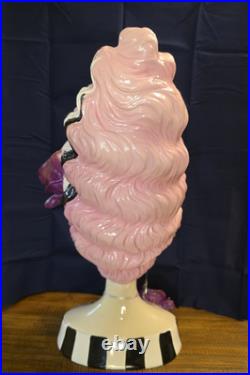 New 2025 Bella Lux Retro Pink Frankenstein Bride Bust 18 Halloween EARRING GONE New 2025 Bella Lux Retro Pink Frankenstein Bride Bust 18 Halloween EARRING GONE