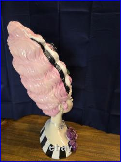 New 2025 Bella Lux Retro Pink Frankenstein Bride Bust 18 Halloween EARRING GONE New 2025 Bella Lux Retro Pink Frankenstein Bride Bust 18 Halloween EARRING GONE