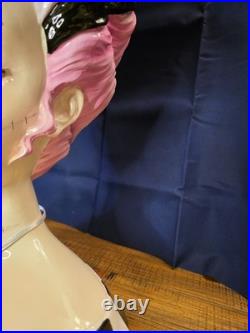 New 2025 Bella Lux Retro Pink Frankenstein Bride Bust 18 Halloween EARRING GONE New 2025 Bella Lux Retro Pink Frankenstein Bride Bust 18 Halloween EARRING GONE