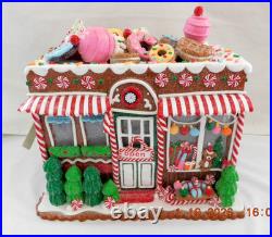 New 2025 Trimsetter Gingerbread House Light Up LED Goodies Cafe 10T x 11L