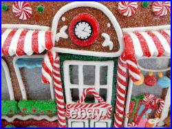 New 2025 Trimsetter Gingerbread House Light Up LED Goodies Cafe 10T x 11L