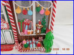 New 2025 Trimsetter Gingerbread House Light Up LED Goodies Cafe 10T x 11L
