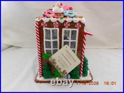 New 2025 Trimsetter Gingerbread House Light Up LED Goodies Cafe 10T x 11L