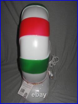 New 22 Holiday Time Red Green White Peppermint Candy Blow Mold Blowmold