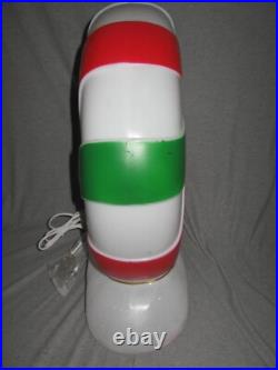 New 22 Holiday Time Red Green White Peppermint Candy Blow Mold Blowmold New 22 Holiday Time Red Green White Peppermint Candy Blow Mold Blowmold