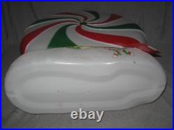 New 22 Holiday Time Red Green White Peppermint Candy Blow Mold Blowmold New 22 Holiday Time Red Green White Peppermint Candy Blow Mold Blowmold