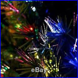 New 32 Green Fiber Optic Christmas Tree LED Color Changing Christmas Decor