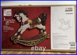 New 3.5ft Long (1.06 m) LED Rocking Horse HOME ACCENTS HOME DEPOT