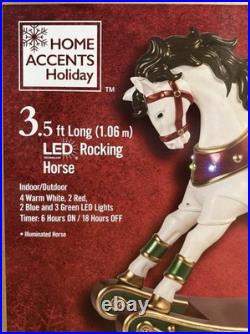 New 3.5ft Long (1.06 m) LED Rocking Horse HOME ACCENTS HOME DEPOT New 3.5ft Long (1.06 m) LED Rocking Horse HOME ACCENTS HOME DEPOT