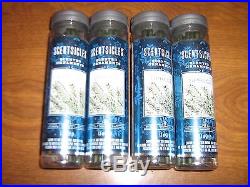 New 4 Bottles SCENTSICLES Scented Christmas Time Spruce Ornaments-Crafts/Homes