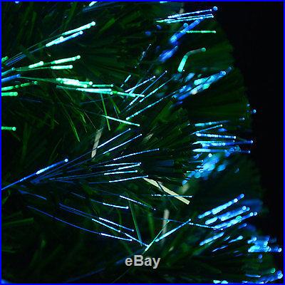 New 6′Christmas Spiral Xmas Tree Fiber Optic Holiday Artificial Lighted Ornament