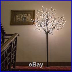 New 8FT 600 LED Light Cherry Blossom Flower Tree Decoration