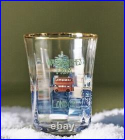 New Anthropologie Set of 5 Holiday in the City Juice Glasses