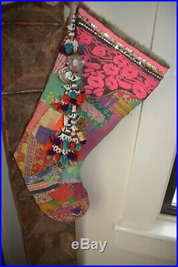 New Anthropologie’s sister co. Free People FP One Big Vintage Quilted Stocking