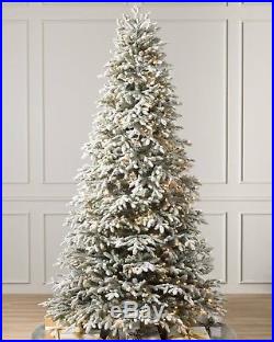 New Balsam Hill FROSTED FRASER FIR Tree 7.5 ft Clear Incandescent