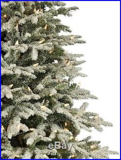 New Balsam Hill FROSTED FRASER FIR Tree 9 ft Clear Incandescent
