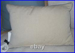 New Bonne Nuit French Good Night Feather Filled Cotton Lumbar Accent Pillow SALE