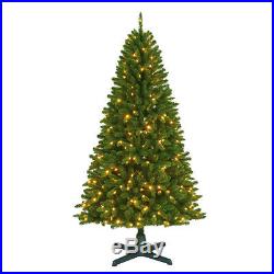 New Christmas Tree 6.5' Color Switch Vancouver Fir 400 LED Lights Holiday Xmas