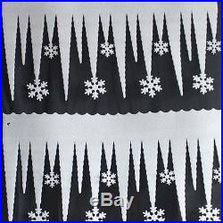 New Christmas White Snowflake Ice Strip Xmas Decoration Ornament Festival Party