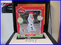 New Disney 3.5′ Inflatable Olaf white LED light Christmas Decoration