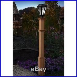 New England Arbors Burton Composite Lamp Post