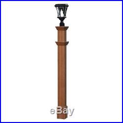 New England Arbors Charleston Composite Lamp Post