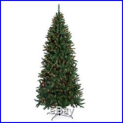 New Finley Home 6.5' Classic Pine Slim Pre-Lit Christmas Tree