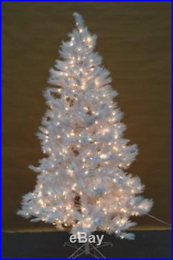 New Finley Home Winter Park 7.5 Pre-Lit Clear Light Christmas Tree