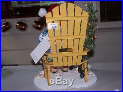 New Frontgate Margaritaville Santa On The Beach With Lighted Tree Retail $299