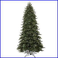 New G. E. 7.5' Just Cut Aspen Fir Color Choice LED Lights Christmas Tree