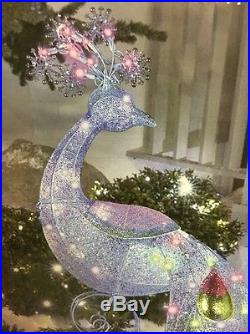 New Gemmy Lightshow 4.3′ Christmas Decor LED Lights Sparkle Snowflakes ...