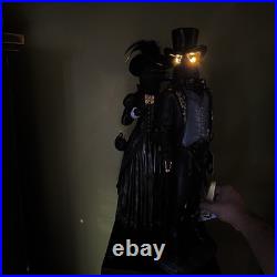 New HALLOWS EVE 20 Victorian Raven Couple Viral Halloween 2026 Decor NWT New HALLOWS EVE 20 Victorian Raven Couple Viral Halloween 2026 Decor NWT