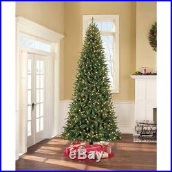 New Holiday Time 12′ Pre-Lit Williams Quick Set Pine Christmas Tree Clear Lights