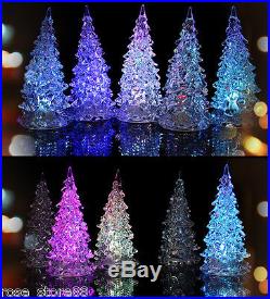 New LED Lamp Light Crystal Decoration Home Party Gift Decor Xmas Christmas Tree