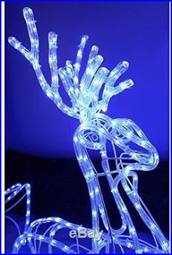 New Large Christmas 3D LED Rope Lights Xmas Decoration Outdoor Garden Decor Gift