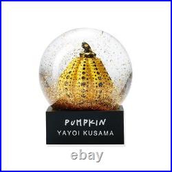 New MOMA Yayoi Kusama Snow Globe Pumpkin Yellow MOMA Design Store Japan