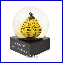 New MOMA Yayoi Kusama Snow Globe Pumpkin Yellow MOMA Design Store Japan