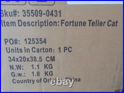 New MacKenzie Childs Fortune Teller Black Cat Halloween Courtly Check 13 withBox New MacKenzie Childs Fortune Teller Black Cat Halloween Courtly Check 13 withBox
