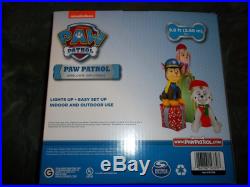 New Paw Patrol Air Blown Inflatable Lighted Outdoor 8.8 Feet