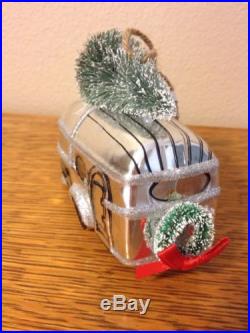 New Pottery Barn Vintage Airstream Camper Ornament