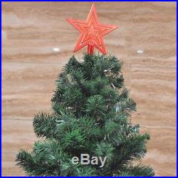 New Prelit Christmas Tree Artificial 350 Color Light Clear 7 Ft Tall With Stand