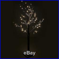 New Snow Twig Tree 12 24 60cm 45cm Christmas Warm White LED Xmas Winter Lights